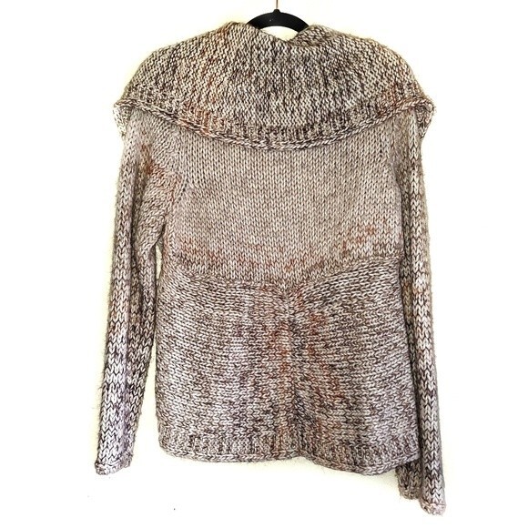 Anthropologie Elsamanda Italian Wool Alpaca Open Cardigan Sweater M - Picture 2 of 7